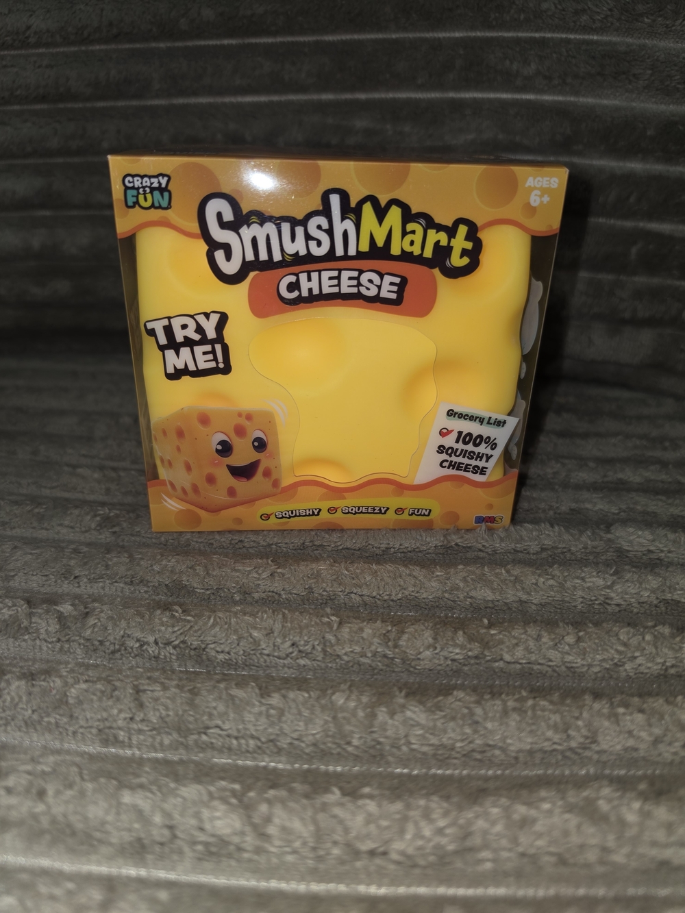 SmushMart Cheese Squishy Toy - Yellow by
